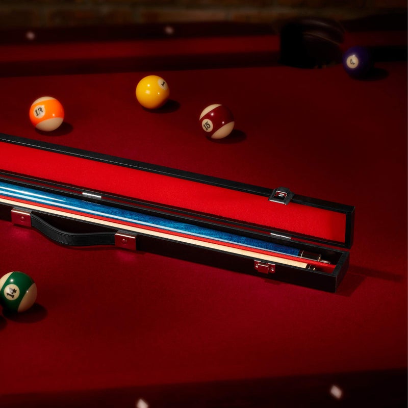 Casemaster by GLD Products Deluxe Billiard/Pool Cue Hard Case, Holds 1 Complete 2-Piece Cue (1 Butt/1 Shaft), Black - Image 1